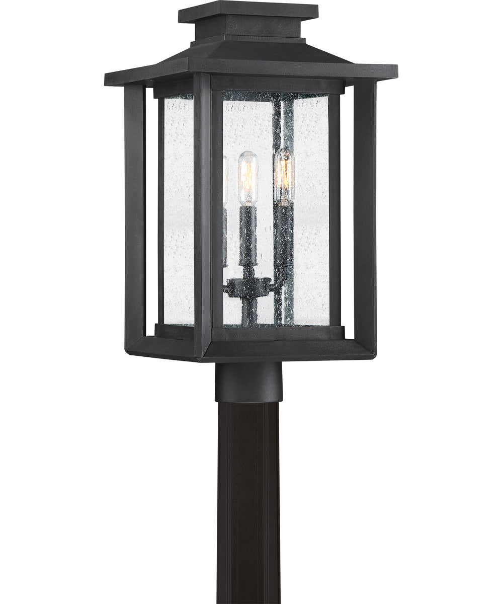 Wakefield Large 3-light Outdoor Post Light  Coastal Armour Earth Black