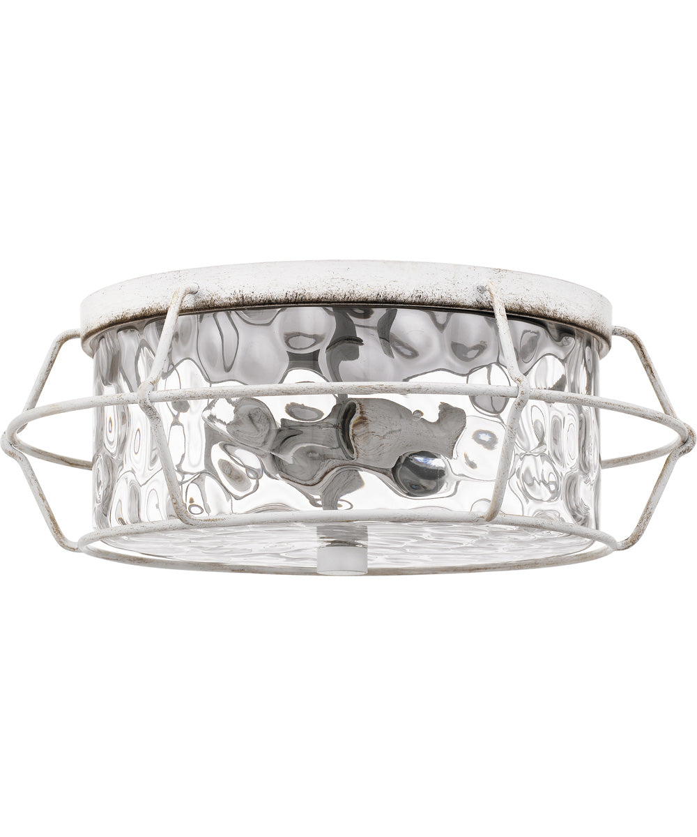Farragut 3-light Semi Flush Mount Antique White