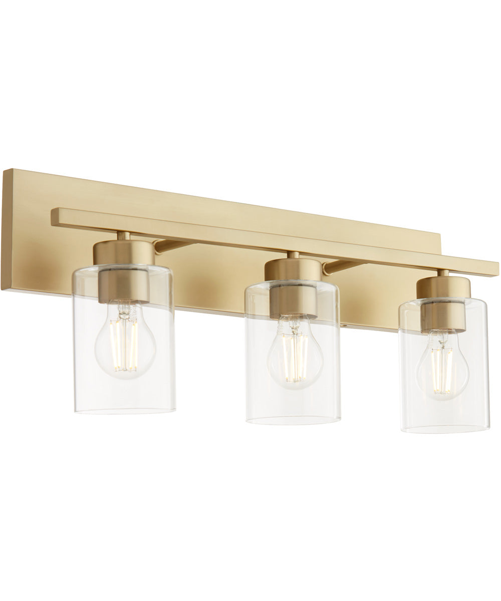 Carter 3-light Bath Vanity Light Aged Brass