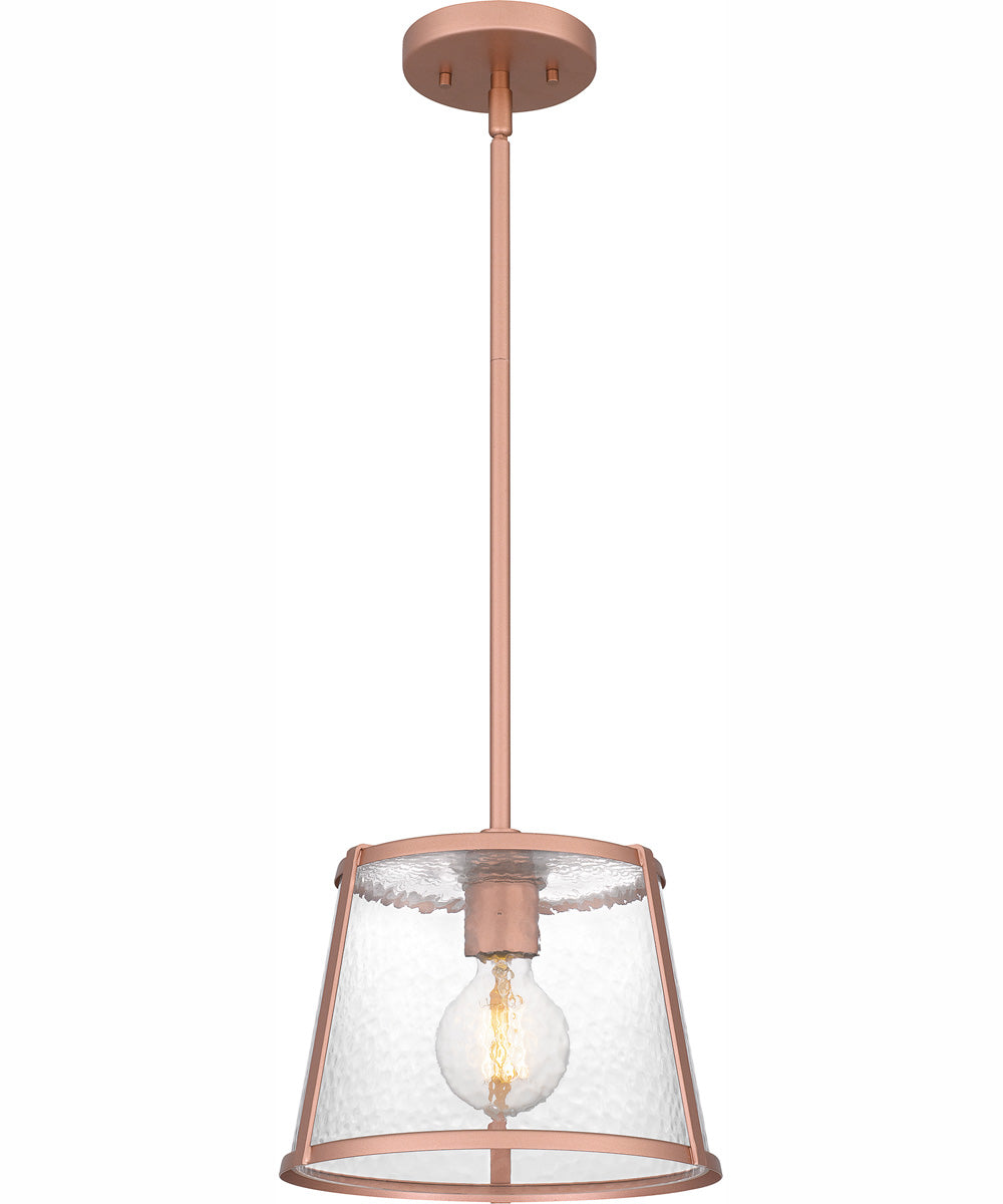 Quoizel Piccolo Pendant 1-light Mini Pendant Matte Rose Gold