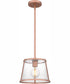Quoizel Piccolo Pendant 1-light Mini Pendant Matte Rose Gold