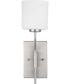 Tobin 1-Light Wall Bracket Brushed Nickel