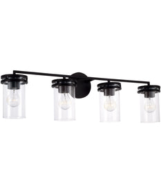 Fuller 4-Light Vanity Matte Black