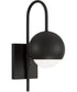Dolby 1-Light Sconce Black Iron