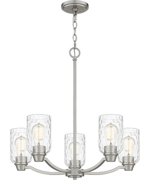 Acacia 5-light Chandelier Brushed Nickel