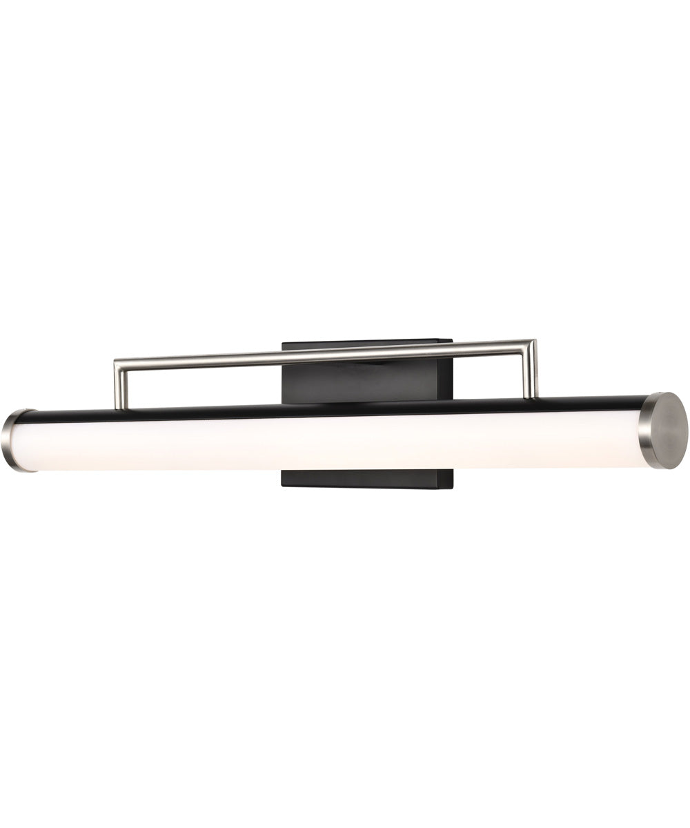 Solano  Vanity & Wall Black / Brushed Nickel