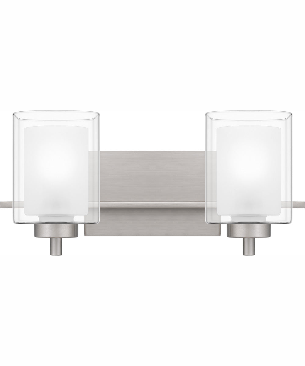 Kolt Medium 2-light Bath Light Brushed Nickel