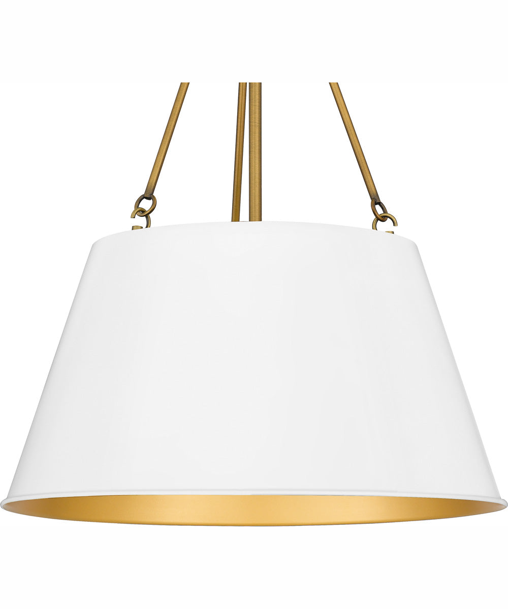 Quoizel Pendant Large 4-light Pendant White