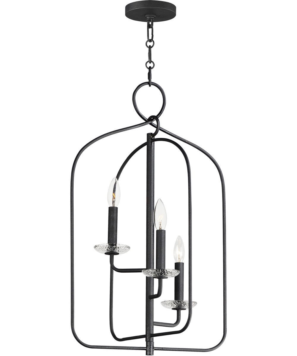 Madeira 3-Light Pendant Anthracite