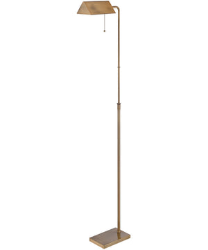 Wayland 1-Light Metal Floor Lamp Brushed Brass