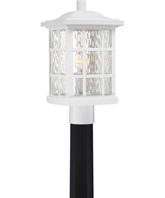 Stonington Large 1-light Outdoor Post Light  Coastal Armour White Lustre