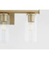 Tamara Day's Mercier 3-light Bath Vanity Light Aged Brass