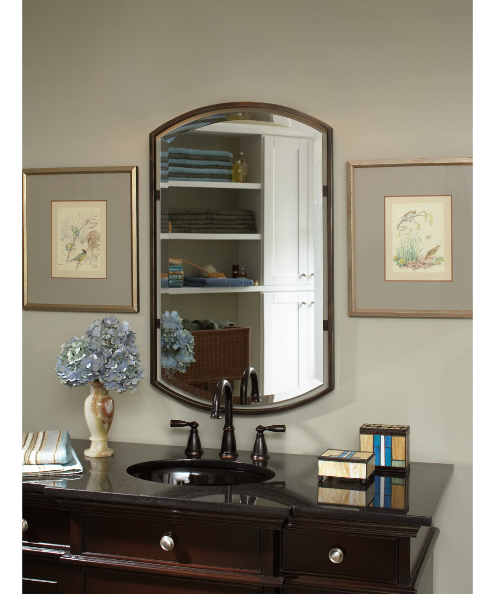 Breckenridge Large Mirror Palladian Bronze