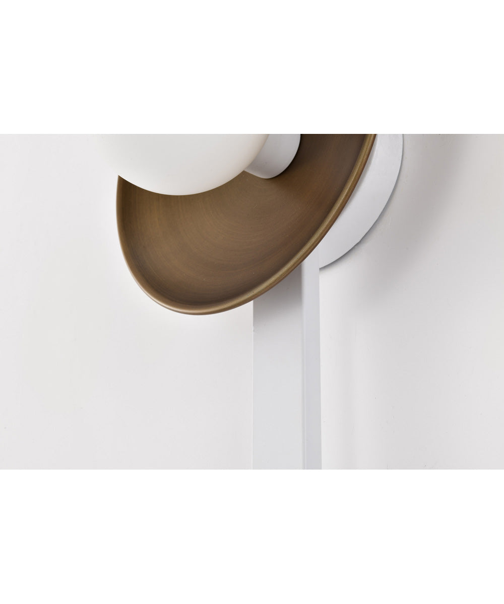 Colby 1-Light Vanity & Wall Matte White