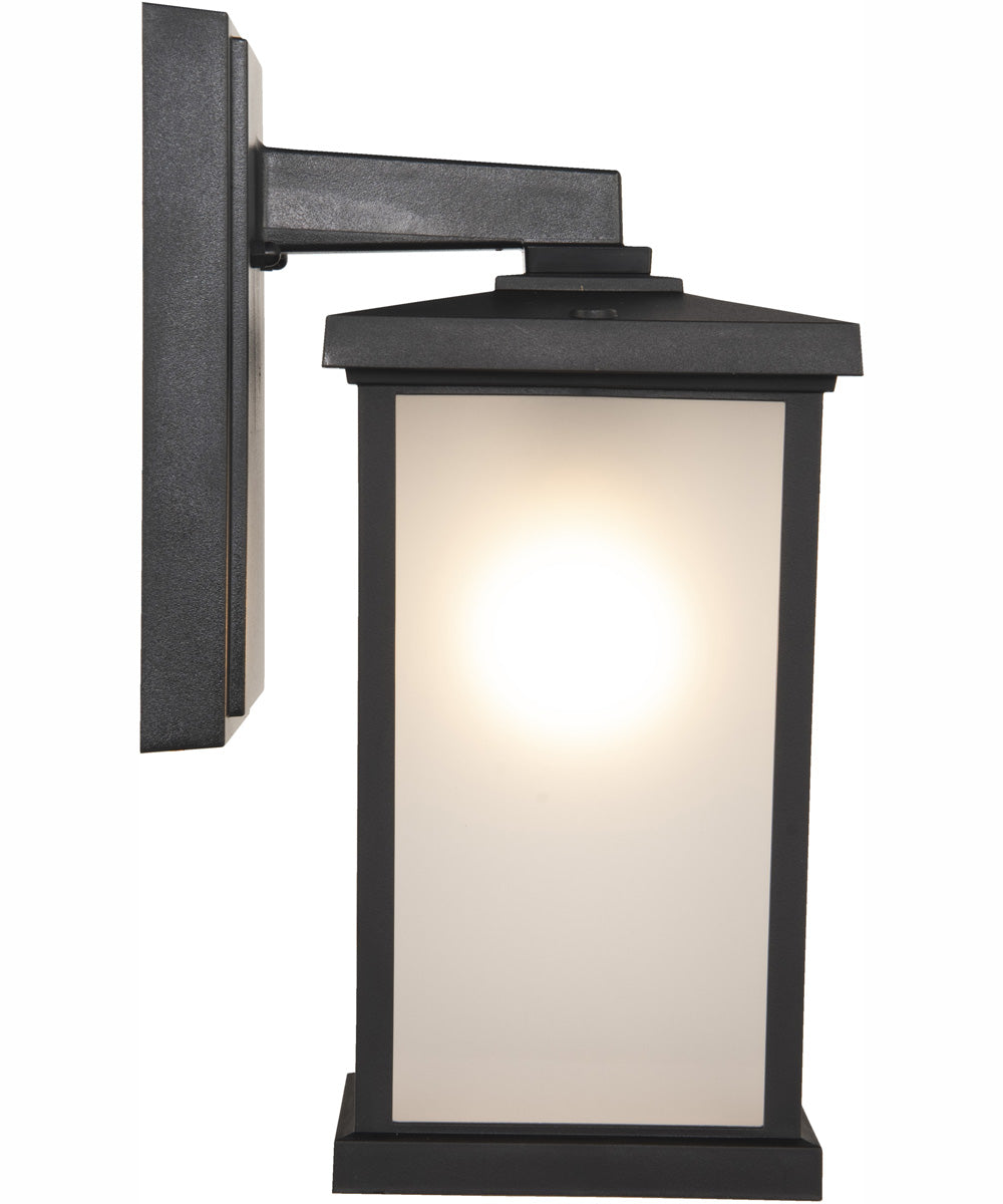 Resilience Lanterns 1-Light Outdoor Wall Lantern Matte Black