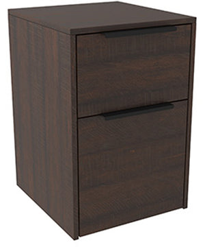 24"H Camiburg File Cabinet Warm Brown