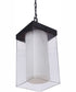 Hayner 1-Light Outdoor Pendant Midnight