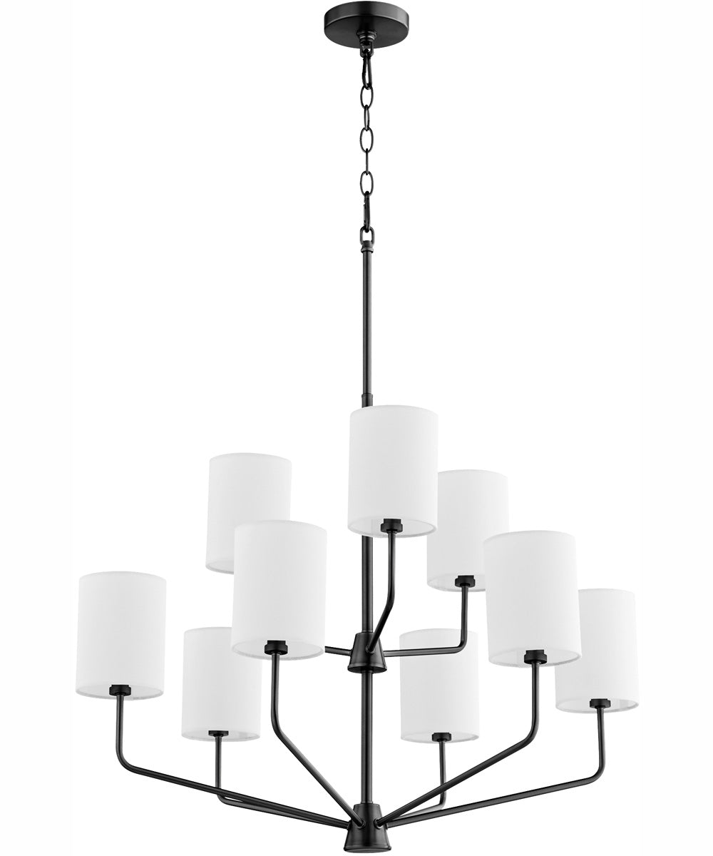 Harmony 9-light Chandelier Matte Black