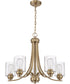 Bolden 5-Light Chandelier Satin Brass