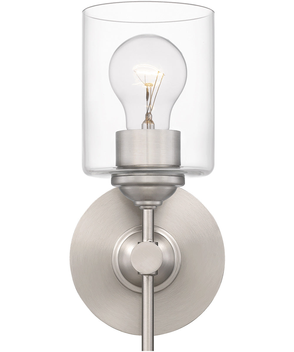 Aria Small 1-light Wall Sconce Brushed Nickel