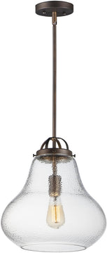 14"W Stella 1-Light Pendant Oil Rubbed Bronze