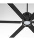 65" Zeus Patio Ceiling Fan Matte Black