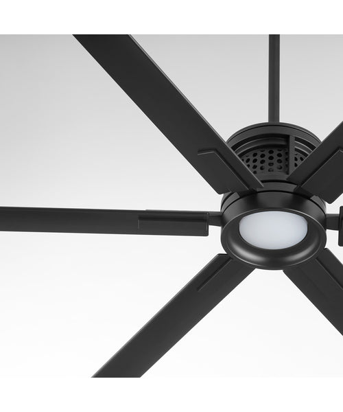 Quorum 65" Zeus Patio Ceiling Fan Matte Black 10656-59