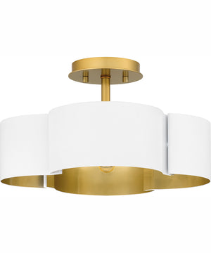 Balsam Medium 4-light Semi Flush Mount White