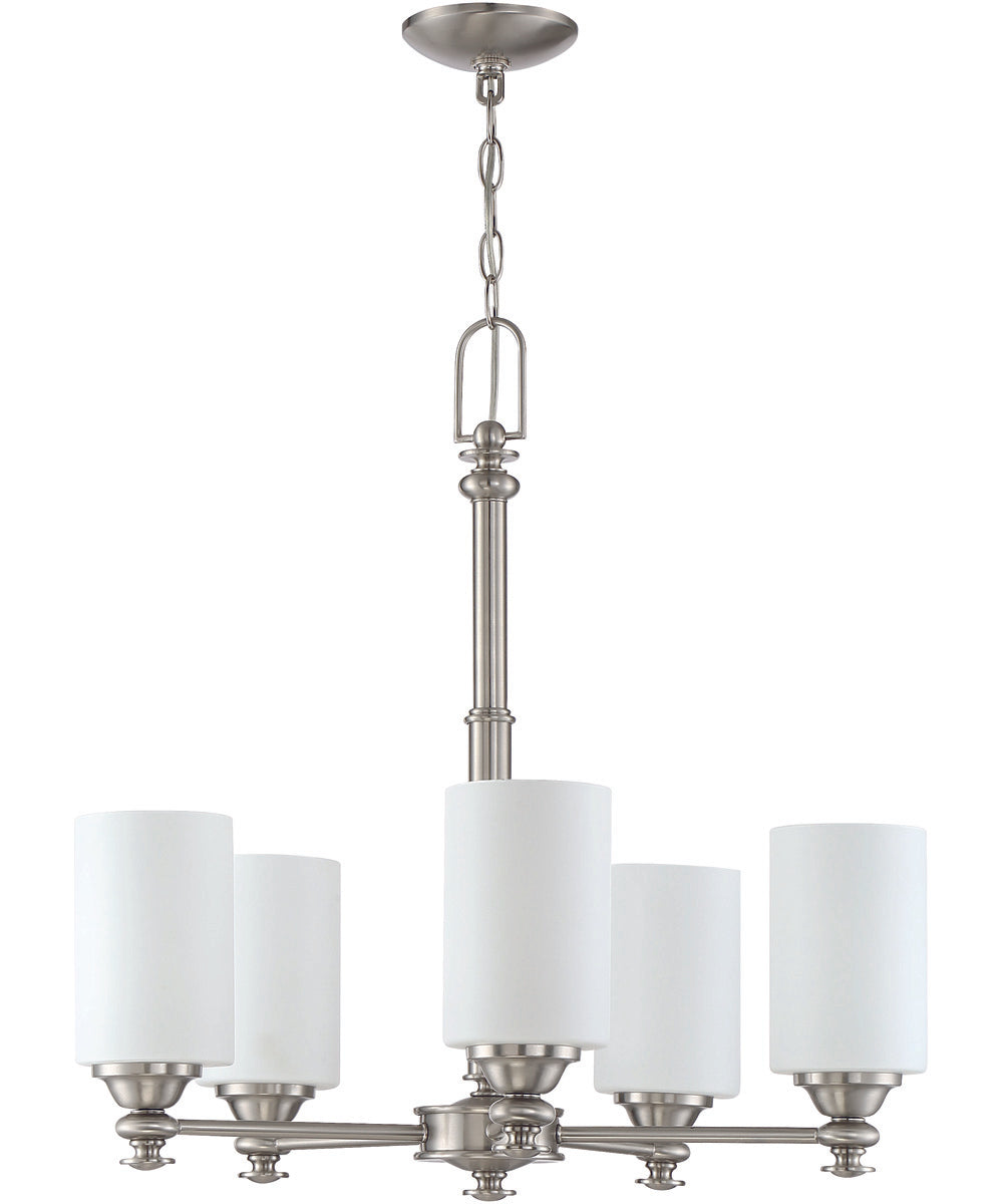 Dardyn 5-Light Chandelier Brushed Polished Nickel
