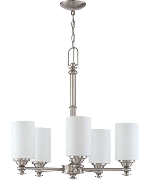 Dardyn 5-Light Chandelier Brushed Polished Nickel