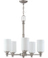 Dardyn 5-Light Chandelier Brushed Polished Nickel