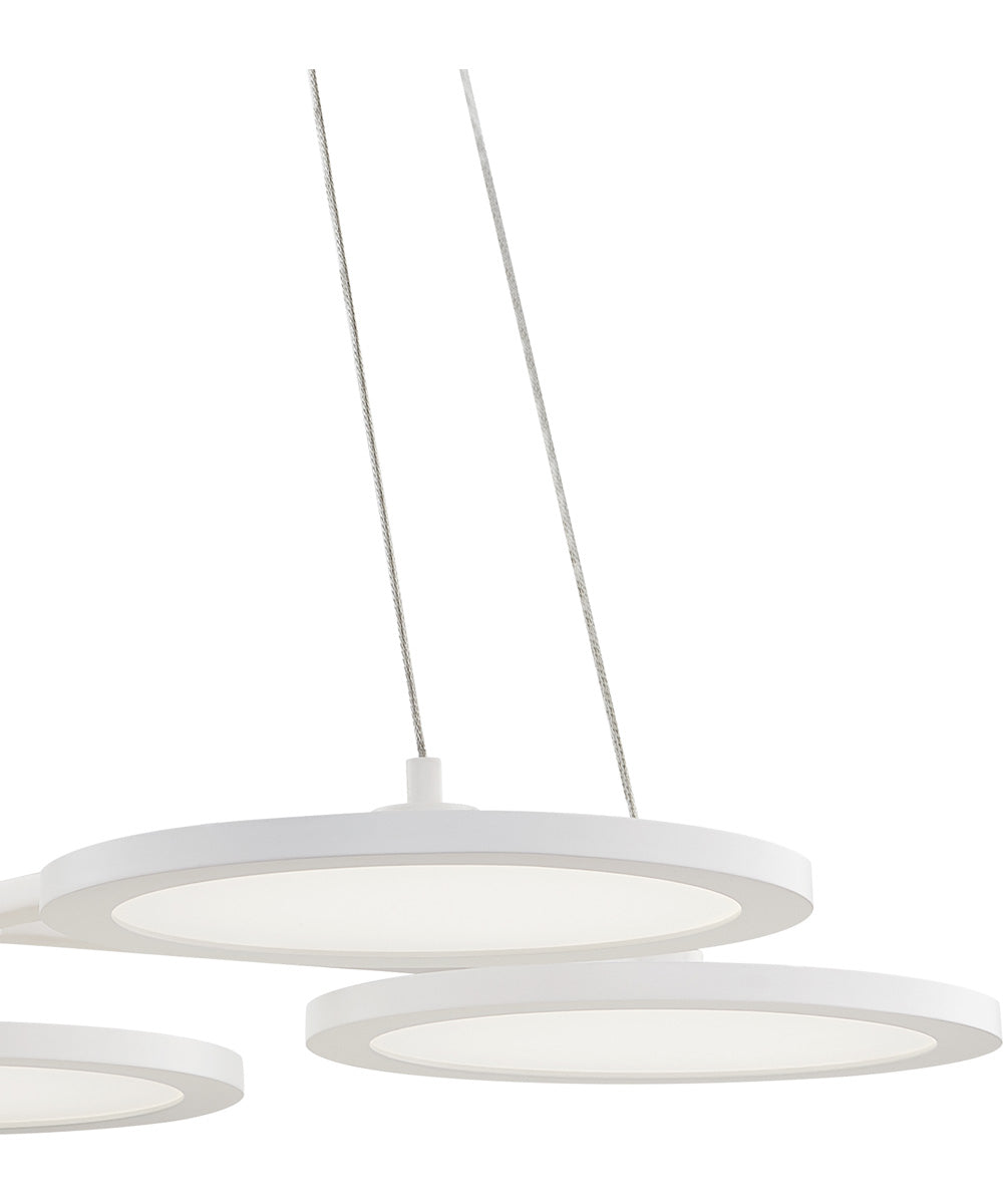 Nitro  Chandelier White Lustre
