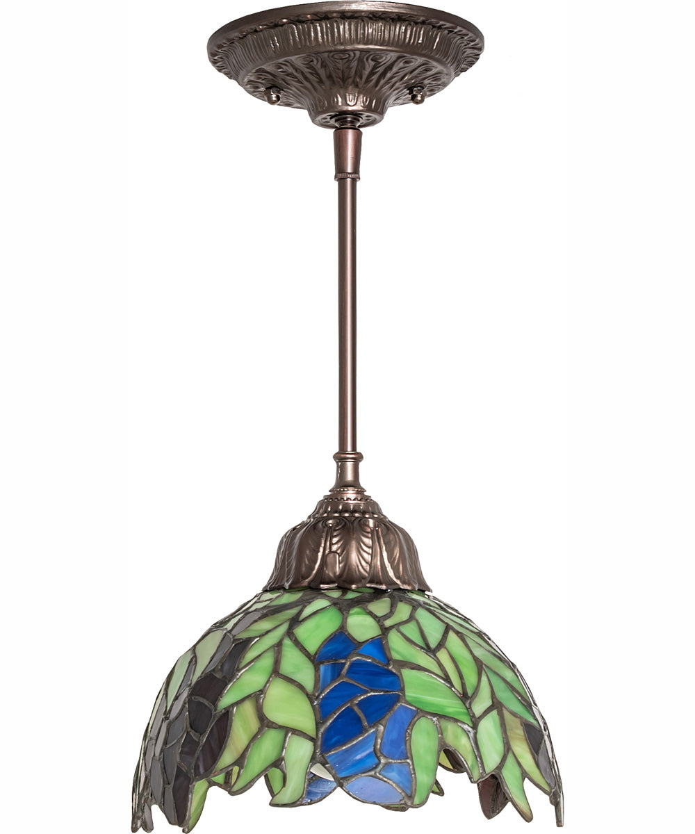 8" Wide Tiffany Honey Locust Mini Pendant