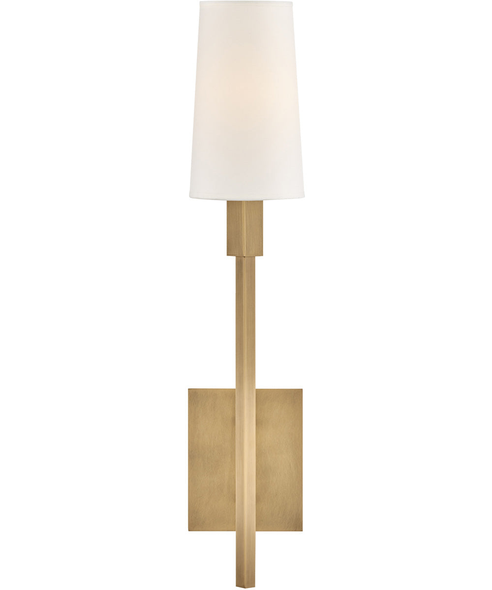 Fenwick 1-Light Large Sconce in Heritage Brass