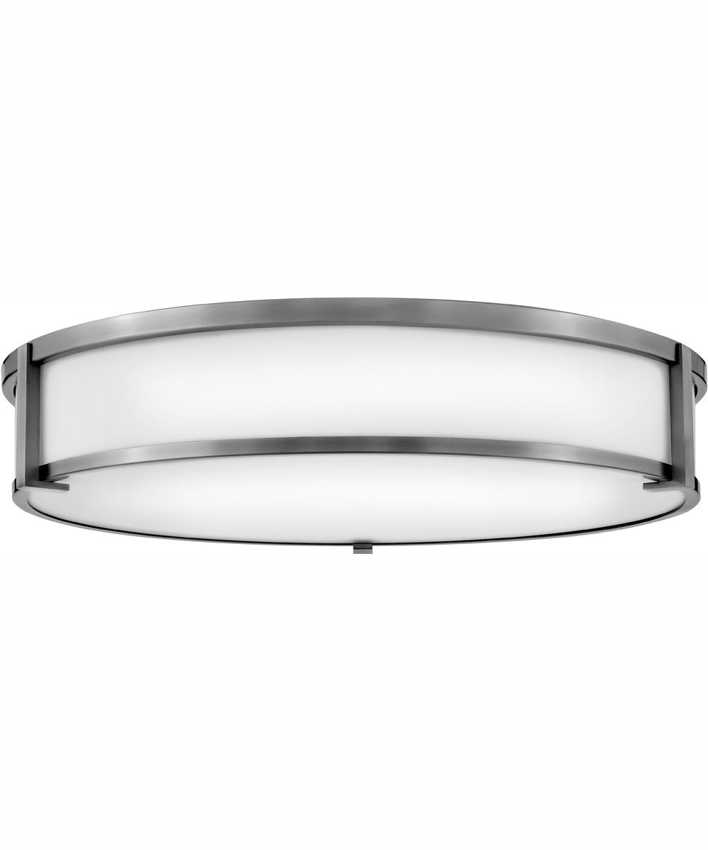 Lowell 4-Light Extra Large Flush Mount in Antique Nickel