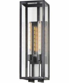 Catalina 2-Light XL Outdoor Up-Light Wall Sconce Dark Bronze