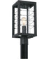 Bimini Large 1-light Outdoor Post Light Earth Black