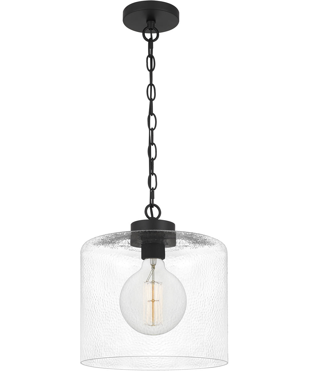 Abner Small 1-light Mini Pendant Matte Black