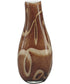15.75 Inch H Gourd Hand Blown Art Glass Vase