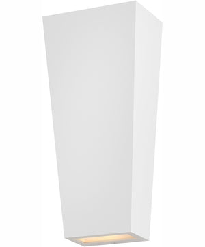 Cruz 2-Light Large Wall Mount Lantern in Textured White