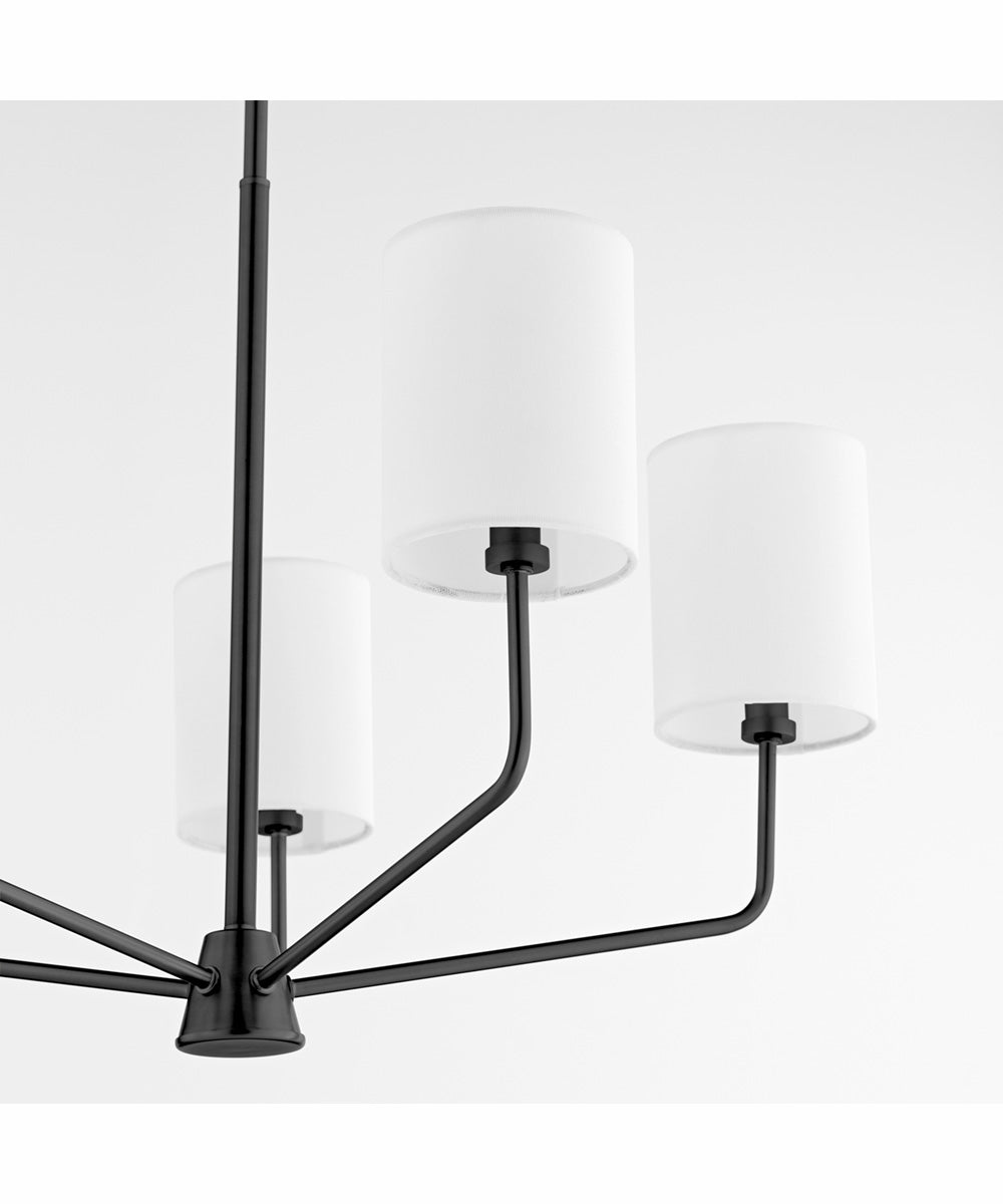 Harmony 5-light Chandelier Matte Black