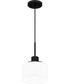 Quoizel Piccolo Pendant Small 1-light Mini Pendant Matte Black