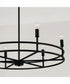 Fuller 6-Light Chandelier Matte Black