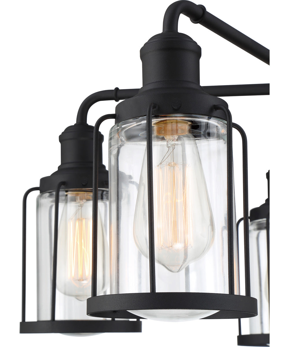 Ludlow 5-light Chandelier Earth Black