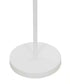 Cresswell 54"H 1-Light Ariculating Adjustable Mid-Century Metal Floor Lamp White Finish