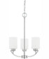 Dixon 3-Light Chandelier Brushed Nickel