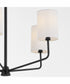 Harmony 5-light Chandelier Matte Black