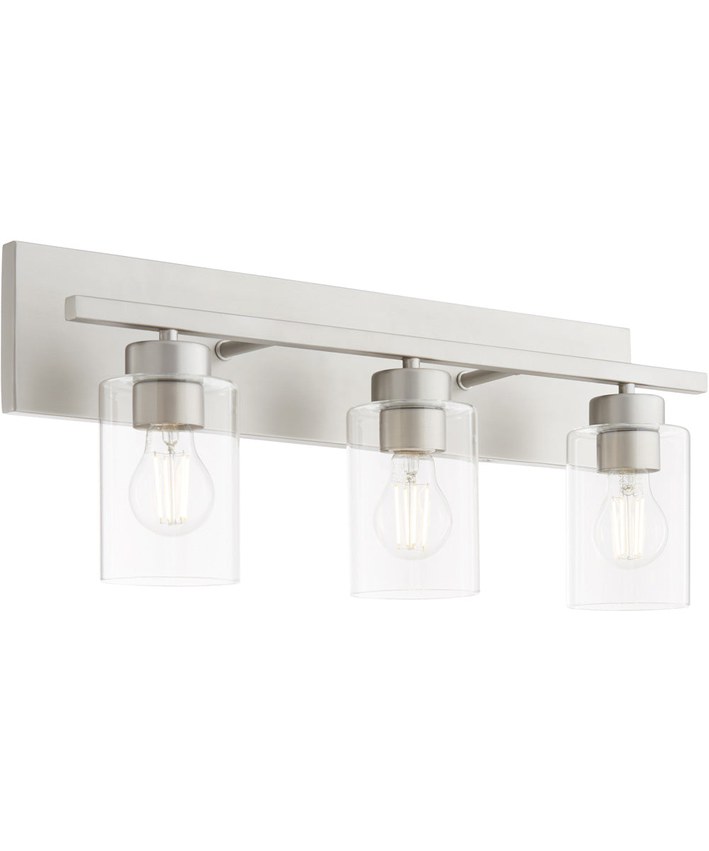 Carter 3-light Bath Vanity Light Satin Nickel