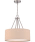 Duke 3-Light Pendant Brushed Polished Nickel