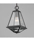 Prism 16 inch Outdoor Pendant Black